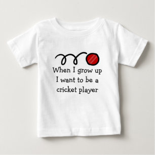 Baby Cricket Player Niedliches Geschenk für Neug T-shirt