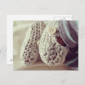 Baby Crochet Hintern Postkarte (Vorne/Hinten)