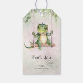 Baby Crocodile-Geschenk-Tag Geschenkanhänger (Rückseite)