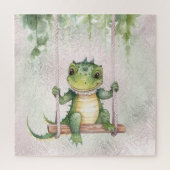 Baby Crocodile Jigsaw Puzzle (Vertikal)