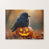 Baby Crow und der Jack-O-Lantern Puzzle (Horizontal)