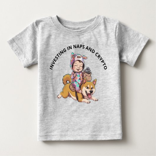 Baby Crypto Baby T-shirt (Vorderseite)