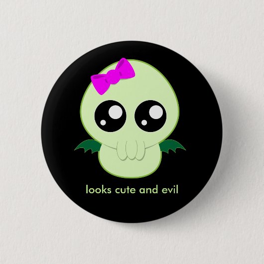 Baby Cthulhu Button (Vorderseite)