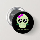 Baby Cthulhu Button (Vorne & Hinten)