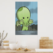 Baby Cthulhu - Poster (Küche)