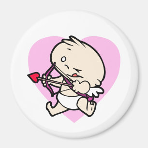 Baby Cupid für Liebe-Rundmagnete Magnet