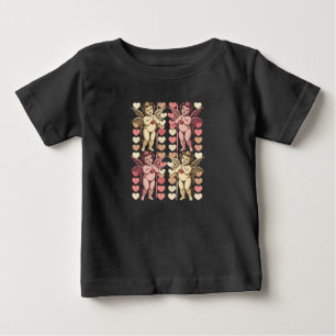 Baby Cupid Kokette Bogen Retro Valentinstag T-shirt
