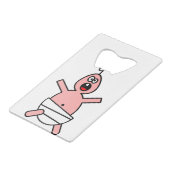 Baby Cutting 2 Geldbeutel Flaschenöffner (Rückseite Schrägansicht)