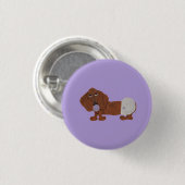 Baby-Dachshund Button (Vorne & Hinten)