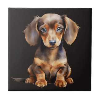 Baby Dachshund Fliese