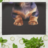 Baby Dachshund Geschirrtuch (Gefaltet)