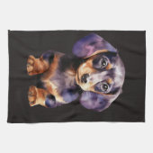 Baby Dachshund Geschirrtuch (Horizontal)