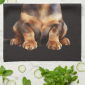 Baby Dachshund Geschirrtuch (Gefaltet)