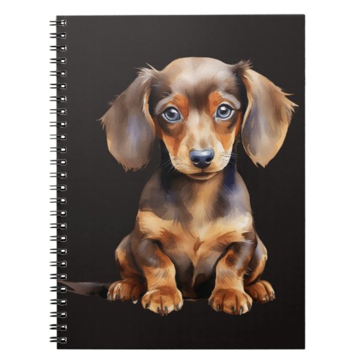 Baby Dachshund Notizblock (Vorderseite)