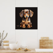 Baby Dachshund Poster (Küche)