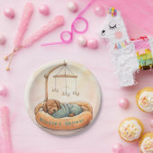 Baby-Dackel-Baby Shower  Pappteller (Party)