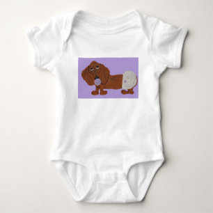 Baby-Dackel Baby Strampler