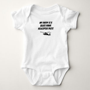 Baby Daddy Black Hawk Hubschrauber Pilot Militär Strampler