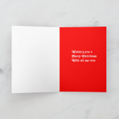 Baby daddy Christmas greeting cards Feiertagskarte (Innenseite)