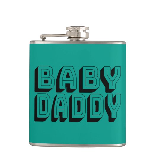 Baby Daddy Flachmann (Vorderseite)