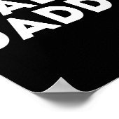 Baby Daddy Funny New &amp; Expecting Dads Father's Poster (Ecke)