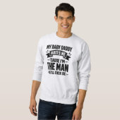 Baby Daddy Hates Me Twice The Man Funny Polar Prid Sweatshirt (Vorne ganz)