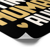 Baby Daddy Keep The Tiny Human Alive Funny New Dad Poster (Ecke)