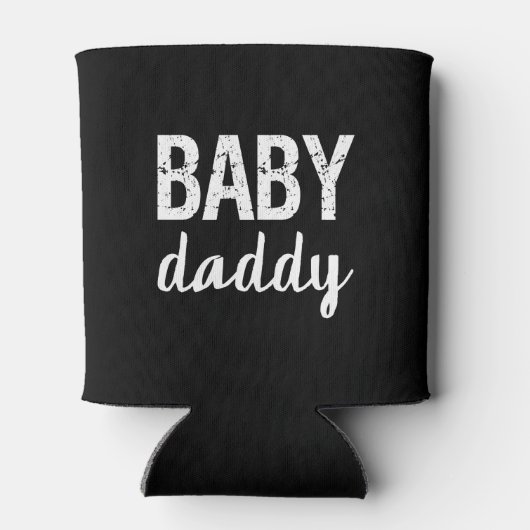 Baby Daddy lustiges Sprichwort kann cooler werden Dosenkühler (Rückseite)