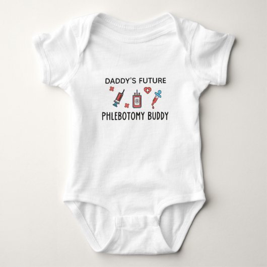 Baby Daddys Future Phlebotomy Buddy Strampler (Vorderseite)