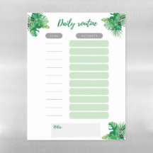 Baby Daily Routine Dry Erase Magnetic Board Dschun