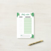 Baby Daily Routine Post-it-Dschungel Post-it Klebezettel (Auf Schreibtisch)