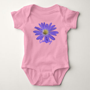 Baby Daisy Strampler Bio Lila Blume Baby Top