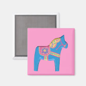 Baby Dala Magnet (Vorderseite/Rückseite)