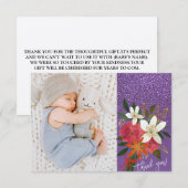 BABY DANK YOU CARD RSVP KARTE (Vorne/Hinten)