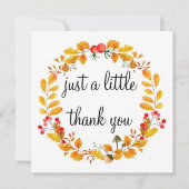 Baby Danke, Cards Feiertagskarte (Vorderseite)