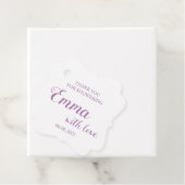 Baby Danke für die Dusche der Babydusche Geschenkanhänger (Beispiel)