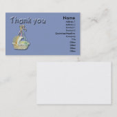 Baby Danke-Karte Visitenkarte (Vorne/Hinten)