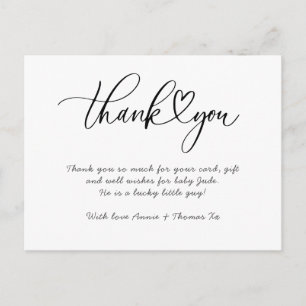 Baby danke Karten herzlichen Dank