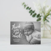 Baby Danke Postkarten (Stehend Vorderseite)