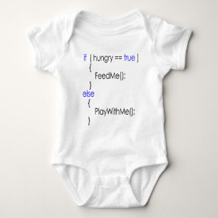 Baby, das für Attrappen programmiert Baby Strampler