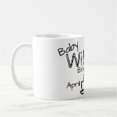 Baby, das Schwangerschaft erwartend braut Kaffeetasse (Links)