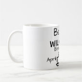 Baby, das Schwangerschaft erwartend braut Kaffeetasse (Links)