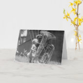 Baby, das Tuba, 1923 spielt Karte (Gelbe Blume)