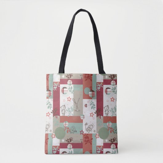 Baby-Decke Muster 2 Tasche (Vorderseite)