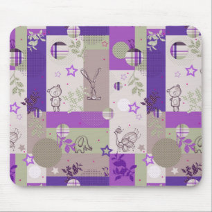 Baby-Decke Muster Mousepad