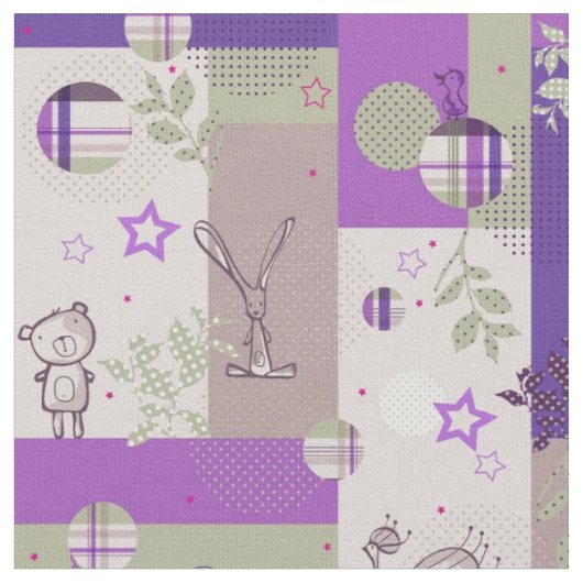 Baby-Decke Muster Stoff (Nahaufnahme)