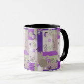 Baby-Decke Muster Tasse (VorderseiteRechts)