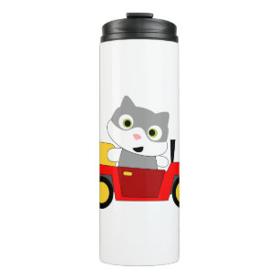 Baby Decoration Car Cat Thermosbecher