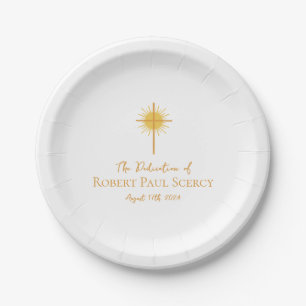 Baby Dedication/Christening Paper Plate Pappteller