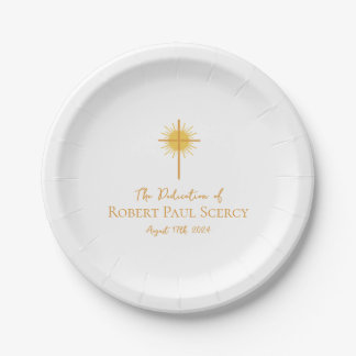 Baby Dedication/Christening Paper Plate Pappteller